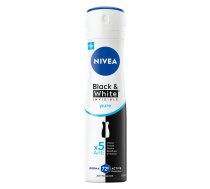 Nivea_invisible Black&white Antiperspirants Aerosols 48h Pure 150ml