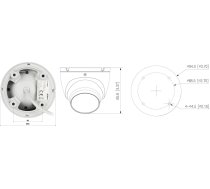Kamera IP Dahua Technology KAMERA IP IPC-HDW1639T-A-IL-0360B-S6 Smart Dual Light - 6Mpx 3.6mm DAHUA