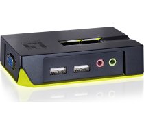 Slēdzis Levelone Kvm Switch Levelone 2x Usb Kvm-0221 Mit Audio - Kvm-0221