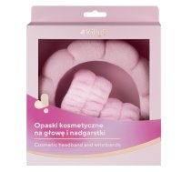 Killys_opaski Kosmētikas Uz Galvas I Nadgarstki Rozā