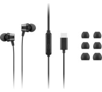 Austiņas Lenovo Lenovo 4xd1j77351 Austiņas/Komplekts Austiņu Vadu Douszny Biuro/centrs Telefona Usb Type-c Melns