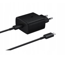 Lādētājs Tíkla Samsung Ep-ta845ewe 45w Ar Kabeli Usb-c Samsung Ep-dw767jwe 45w 1,8m (oob Bulk - Iepakojums Zastępcze) - Melna