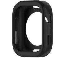 Futlāris Silicone Watch Case Na Apple Watch 44 Mm (series 4/5/6/se) - Melns