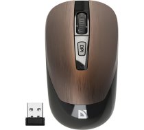 Pele Defender Pele Bezvadu Defender Wave Mm-995 Optiskais Bezklikowa Silent 1600dpi Brūna