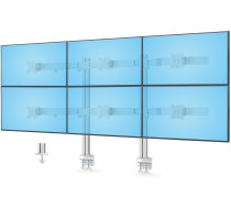 Startech 6-monitors-arm-a Turētājs / Statīvs Do Monitorsów 81,3 Cm (32") Rakstāmgalds Balts