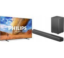 Televizors Philips 65pus7810/12 Qled 65'' 4k Ultra Hd Titan Os + Soundbar Philips Tab5309/10