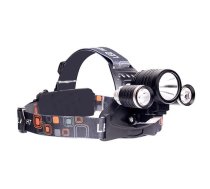 Lukturis Led Galvas 5w T6 + 2x Cree Aku 0478
