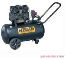 Kompresors Automašīnas Nuair Kompresors Bezeļļu Kluss Slēdzis 50l 8bar 59db 1.5km