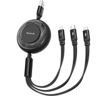 Kabelis Usb Mcdodo Usb-a - Usb-c + Micro-b + Lightning 1.2 M Melns (ca-3570)