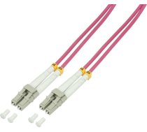 LogiLink Logilink - Patch- Cable - LC Multi- Mode (M) - LC Multi- Mode (M) - 5 m - glass fiber - 50/125 Micrometer - OM4 - halogen free (FP4LC05)