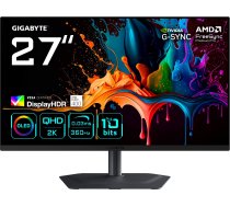 Monitors Gigabyte Lcd - 27" Gaming Monitors Mo27q3, Oled, 2560x1440 Qhd, 240hz, 1.5m:1, 250cd/m2, 0.03ms, 2xhdmi, 1xdp