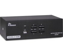 Slēdzis Inter-tech Intertech Ipc Kvm Switch As-42ha Hdmi/Metāls In