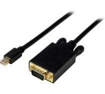 Kabelis Startech Displayport Mini - D-sub (vga) 3m Melns (mdp2vgamm10b)