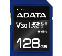 Karte Adata Premier Pro Sdxc 128 Gb Class 10 Uhs-i/u3 V30 (asdx128gui3v30s-r)
