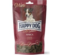 Happy Dog Soft Snack Mini āfrika, Gardums Suņu Pieaugušajiem Do 10 Kg, Struś, 100g, Maza Soma