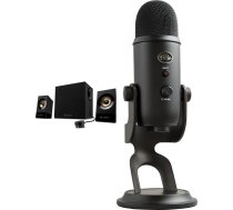 Skaļruņi Datoru Logitech Z533 (980-001054) + Yeti Usb Blackout (988-000229)
