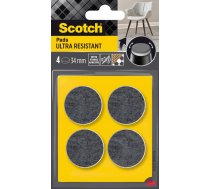Spilventiņi Przylepne Scotch, Apaļš, 34mm, 4gab., Melns-balts
