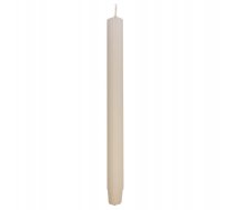 Svece Galda Gara Ryflowana Donau Home, 25x300 Mm, 4gab., Krēmveida