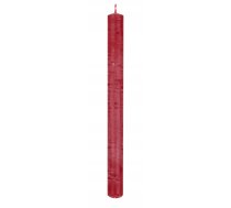 Donau Home Svece Galda Rustic Classic, 22x250mm, 4gab., Sarkans