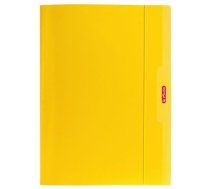 Herlitz Mape A4 Ar Gumiju Dzeltens Color Blocking (174042)