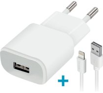 Lādētājs Forever Tc-01 1x Usb-a 1 A (gsm032677)