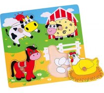 Viga Koka Puzzle Ferma Puzle Pārsteiguma Viga Toys