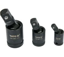 Yato Komplekts Przegubów Trieciena 1/4" 3/8" 1/2 Yt-10643