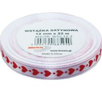 Brewis Lenta Satīna Sirdis 12mm Krāsa 2 Brewis