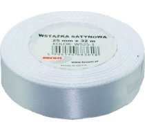 Brewis Lenta Satīna Brewis 25mm/32mm Krāsa 1 Balts Brewis