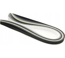 Creativehobby Lentas Do Quillingu 3 Mm 100 gab Melns-pelēks-balts
