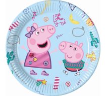 Procos šķīvji Papīra Cūciņa Peppa, 23 Cm, 8gab. (plastic-free)