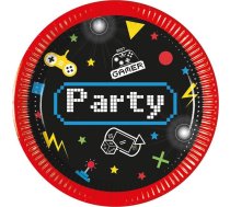 Procos šķīvji Papīra 20cm 8gab Gaming Party
