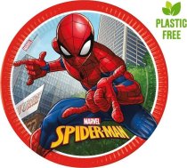 Godan šķīvji Papīra Spiderman 23cm 8gab