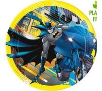 Godan šķīvji Papīra Batman 23cm 8gab