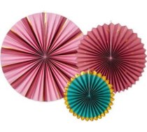 Ziemassvētku Rotājums Partydeco Rozetes Dekoratīvie, Burgund, 26-43 Cm One Size () - 4900-universāls