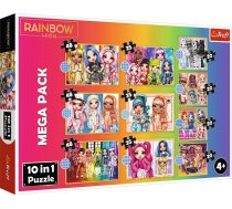 Trefl Puzzle 10in1 Kolekcija Modnych Laleczek - Mga Rainbow High 96000 Trefl