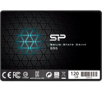 Disks Ssd Silicon Power Silicon Power | Slim S55 | 120 Gb | Ssd Sąsaja Sata | Skaitymo Greitis 550 Mb/s | Rašymo Greitis 420 Mb/s