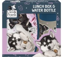 Derform Komplekts Lunchbox + ūdens Pudele 330ml Cleo I Frank 38 Suns
