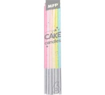 Mfp Paper Sveces Do Tortu 6gab. 14cm Varavīksnes 8800111