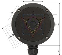 Hikvision Turētājs Do Kamerām Kulistych Ds-1280zj-s(black) Hikvision