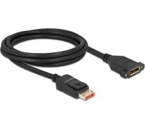 Kabelis Delock Delock 87097, 2 M, Displayport, Displayport, Male, Female, 7680 X 4320 Pixels