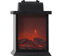 Ziemassvētku rotājums Led Bloklys 7.5x20 Cm Med 3d Flamme Sort,1 Stk