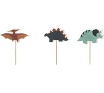 Sveces Dzimšanas Dienas Dinozauri Mix 3cm 3gab