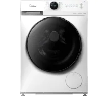 Veļas mašīna Midea Washing Machine | Mf200w80wb/w-hr | Energy Efficiency Class A | Front Loading | Washing Capacity 8 Kg | 1400 Rpm | Depth 48 Cm | Width 60 Cm | Display | Lcd | Steam Function | White