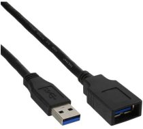 IRUZVIETAS Kabelis Usb Inline Usb-a - Usb-a 1 M Melns (35610)
