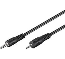 Kabelis Premiumcord Jack 2.5mm - Jack 3.5mm 2m Melns (kjack2mm2)