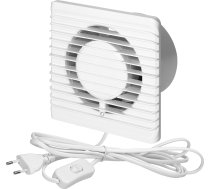 Orno Ventilators Vannas Istabas 100mm, Uz Virsmas - Kabelis Ar Slēdzi