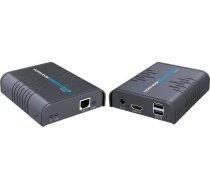 Kabelis Premiumcord Premiumcord Hdmi Kvm Extender S Usb Na 120m Přes Viens Kabelis Cat5/6, Bez Zpoždění