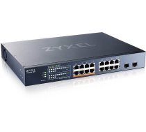 Switch ZyXEL Switch XMG1915-18EP, 16-port 2.5GbE, 2 SFP+, 8 x PoE++ 180W Smart Switch, hybird mode, standalone or NebulaFlex Cloud