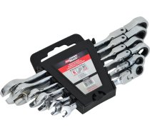 Awtools Atslēga Plakans-gredzenveida Ar Sprūdratu šarnīrveida Komplekts 6gab. 8-19mm